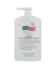 NEW Sebamed Liquid Face & Body Wash for Sensitive Skin 100% Soap Free (1 Liter)