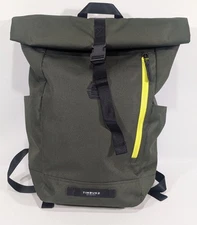 Timbuk2 Tuck Roll Top laptop water resistant  backpack bag army green 