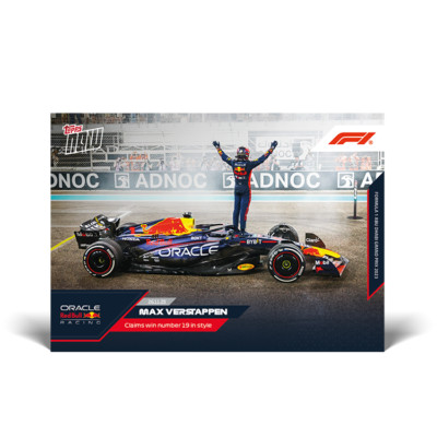 Topps Now Formula 1 2023 - Card 070 - Max Verstappen - Oracle Red Bull Racing