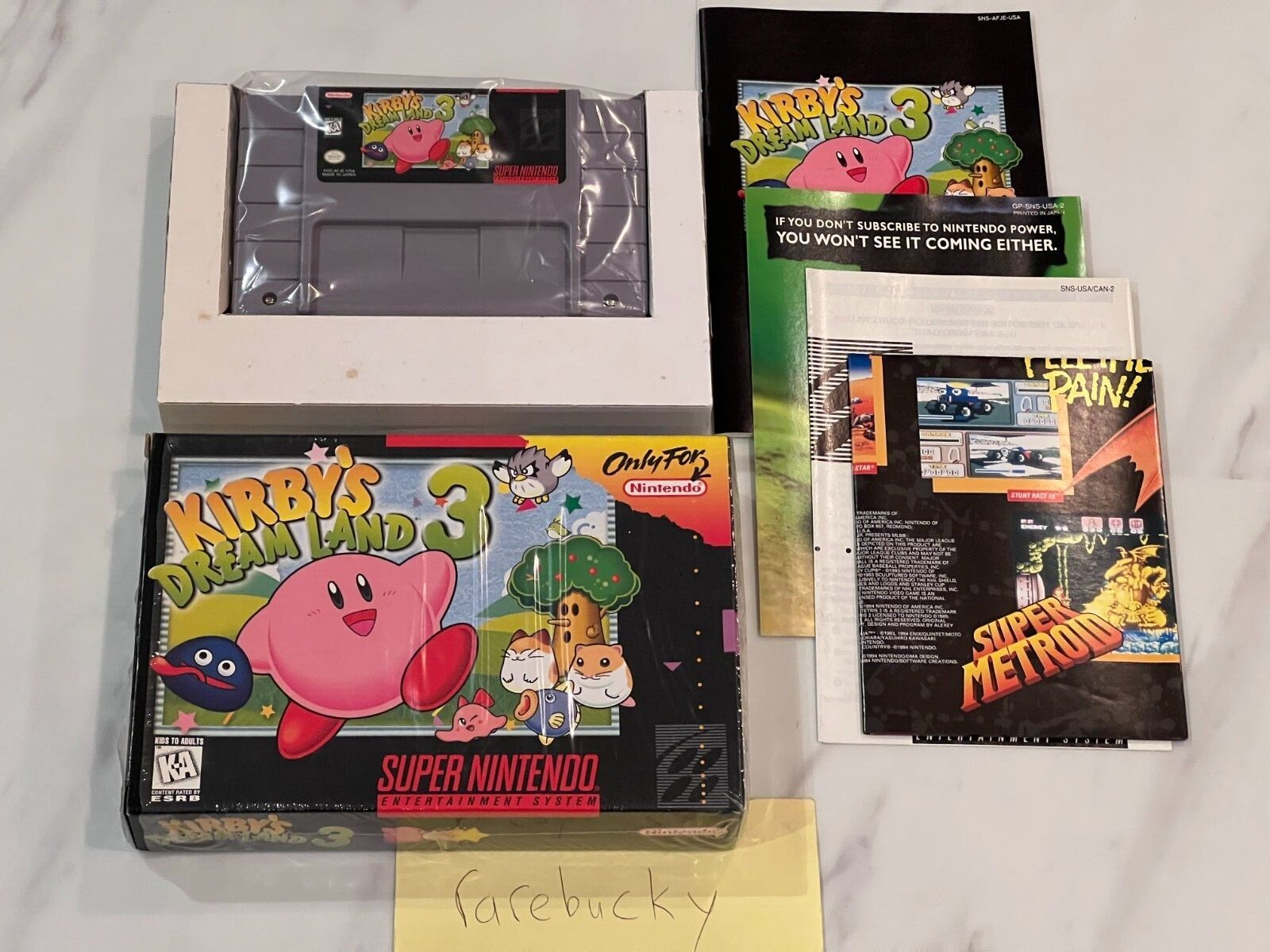 Buy Kirby's Dream Land 3 (Super Nintendo Entertainment System, 1997) online  | eBay