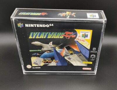 Acryl Schutz Box für Nintendo 64 & SNES Spiele in BIG BOX N64 UV Case GROßE OVP