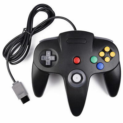 Retro N64 Controller USB Remote Gamepad Joystick For Nintendo 64 N64 Game System