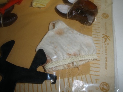 Ken Accessory Pack Mattel 1962 Socks Shoes tie Mattel #3 - Picture 2 of 6
