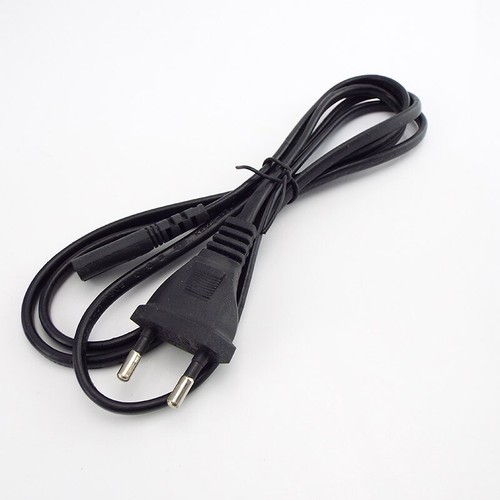1.5m AC Power adapter extension Cable Wire electrical Cord 2-Prong Lead - Picture 4 of 8