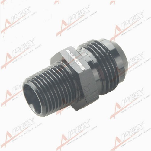 -12AN AN12 12AN To 1/2'' NPT Straight Adapter Pipe Fuel Oil Fitting Black - Picture 5 of 5