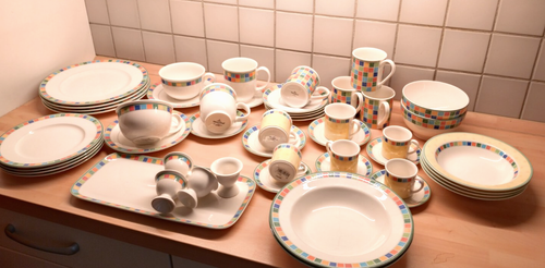 Villeroy & Boch Twist Alea Limone, Caro Konvolut 49 Teile Mix and Mach - Bild 2 von 15