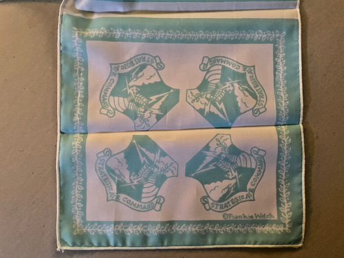 Vintage 1960s Frankie Welch Nylon Scarf Strategic Air Command - Picture 2 of 4