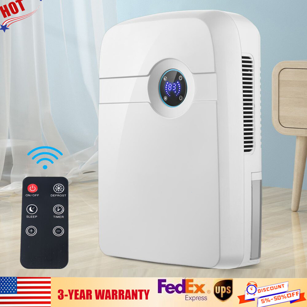 Dehumidifier Large Home 2.5L Air Dryer Damp Moisture Bedroom Remote Control 42W!-image