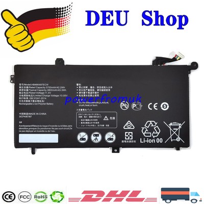 HB46K497ECW Akku Für Huawei MateBook D 2018 PL-W19 MRC-W50 W60 W70 11.4V 42.2WH