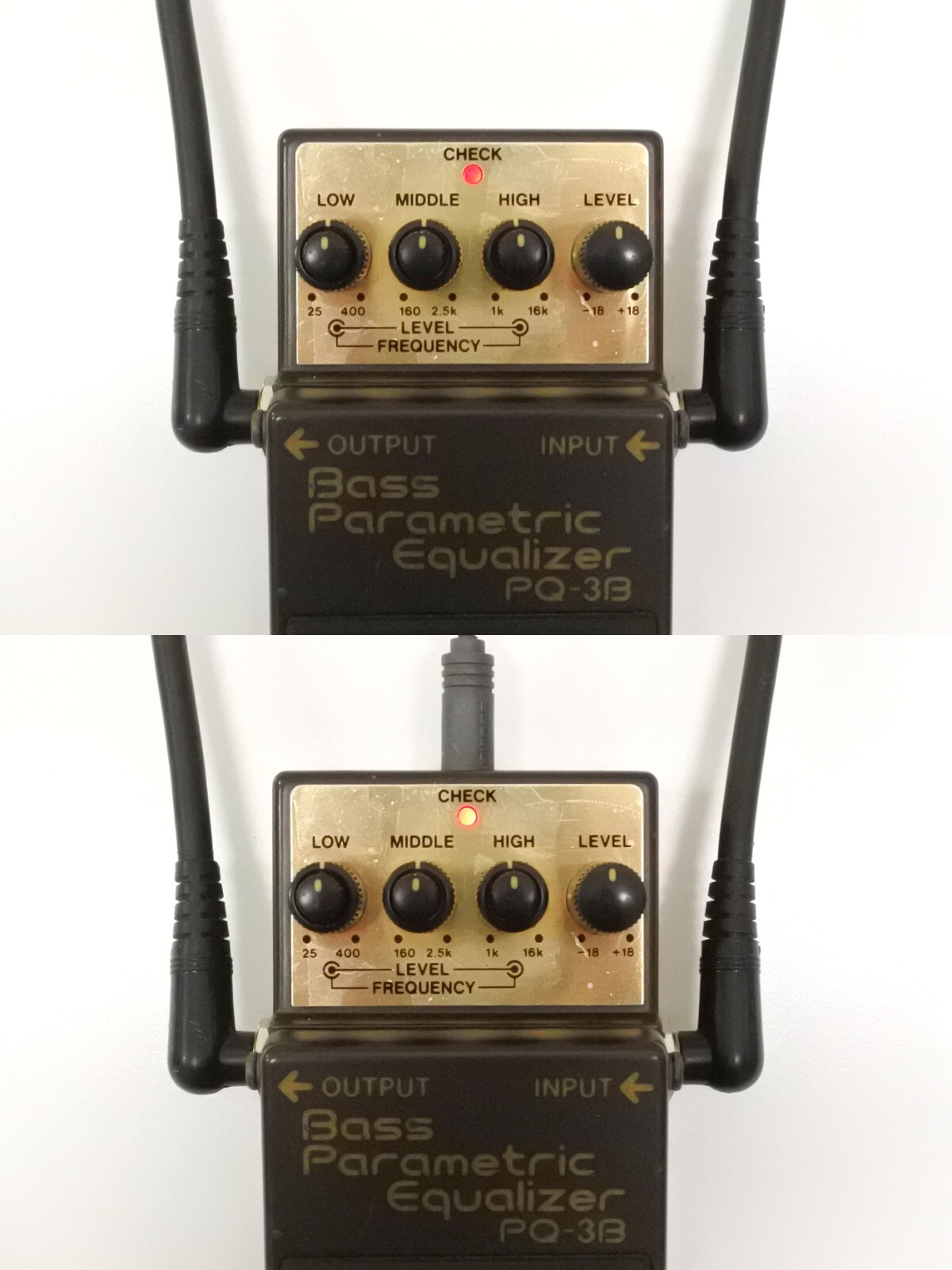 BOSS PQ3B Bass Parametric Equalizer Guitar Effects Pedal 1991 64 DHL