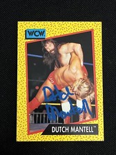 DUTCH MANTELL 1991 IMPEL WCW WRESTLING WRESTLING SIGNED AUTOGRAPHED CARD