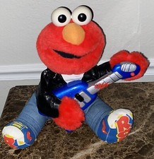 Vintage Sesame Street Rock Roll Elmo 1998 Tyco Toys Tested Working Excellent