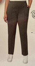 Mondetta Pintuck Straight Leg Pant XXL Olive Recycled Fabric Elastic Waist NWT