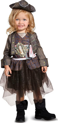 Disney Pirates of the Caribbean Captain Jack Sparrow Child Costume 12-18 Months