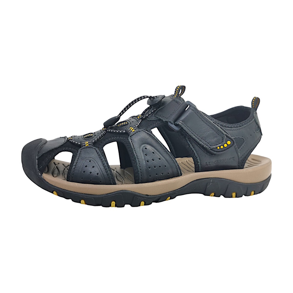 Lumberjack Herrenschuhe Sandalen Schwarz Freizeit 12690₽