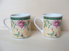 2 Kaffeebecher, Tassen - Heinrich Winterling Marktleuthen Rosen-Dekor