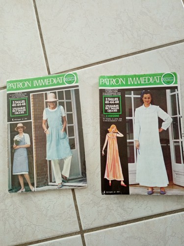 Lot De 46 Patrons De Couture Originaux Modes & Travaux, 2013-2015, Comme Neufs