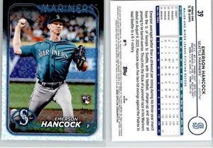 Emerson Hancock 2024 Topps All-Star Game ASG Logo #39 Mariners RC Rookie
