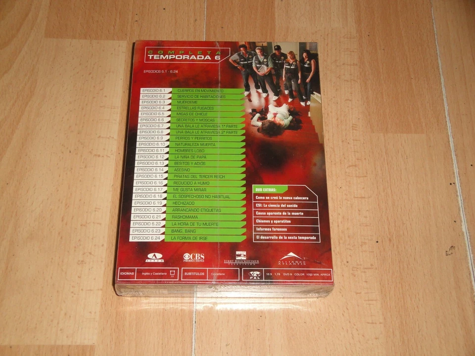 CSI LAS VEGAS EN DVD SEXTA 6ª TEMPORADA COMPLETA EP. 6.1 - 6.24 NUEVA PRECINTADA - Imagen 2 de 2