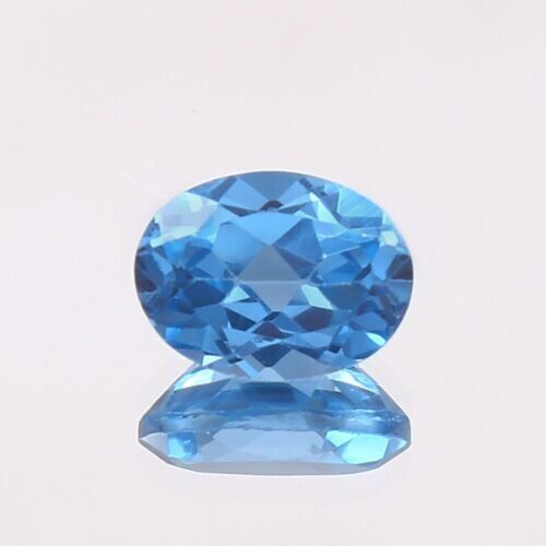 AAA Natürlich Makellos Brasilianischer Aquamarin Loose Oval Edelstein Schnitt - Bild 1 von 4