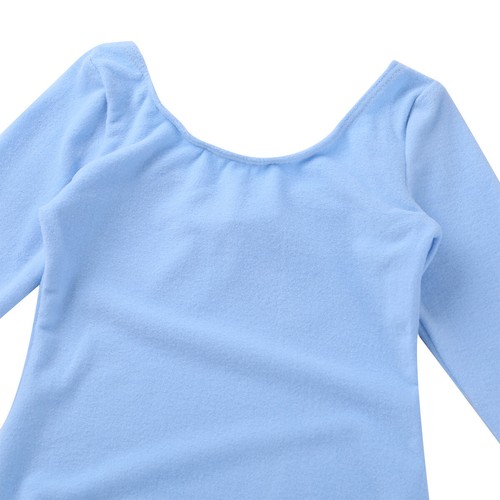 Girls Long Sleeve Ballet Dance Leotard Gymnastics Unitard Dancewear Costume - Picture 53 of 80