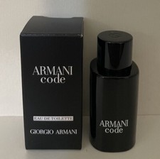 ARMANI CODE EAU DE TOILETTE by GIORGIO ARMANI 0.23 oz MINIATURE SPLASH FOR MEN