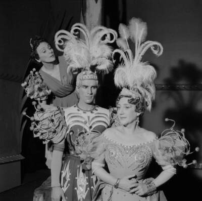 Protee Of Paul Claudel Production Raymond Gerome Jany Holt Michel 1955 OLD PHOTO