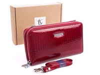 Damen Leder GeldböRse Und Tasche Handytasche Mit Schultergurt UmhäNgetasche