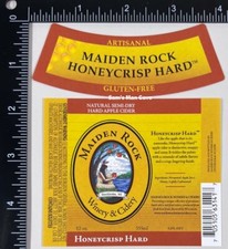 Etiqueta de sidra dura Maiden Rock Honeycrsip - WISCONSIN