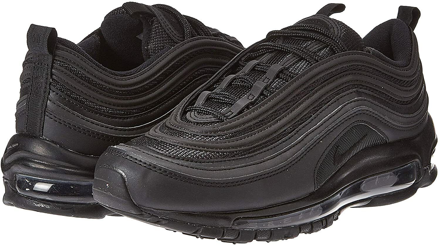 Size 9.5 - Nike Air Max 97 Triple Black for sale online | eBay
