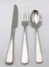 Reed & Barton Unison 3 Piece Place Set 18/10 Stainless Flatware Glossy