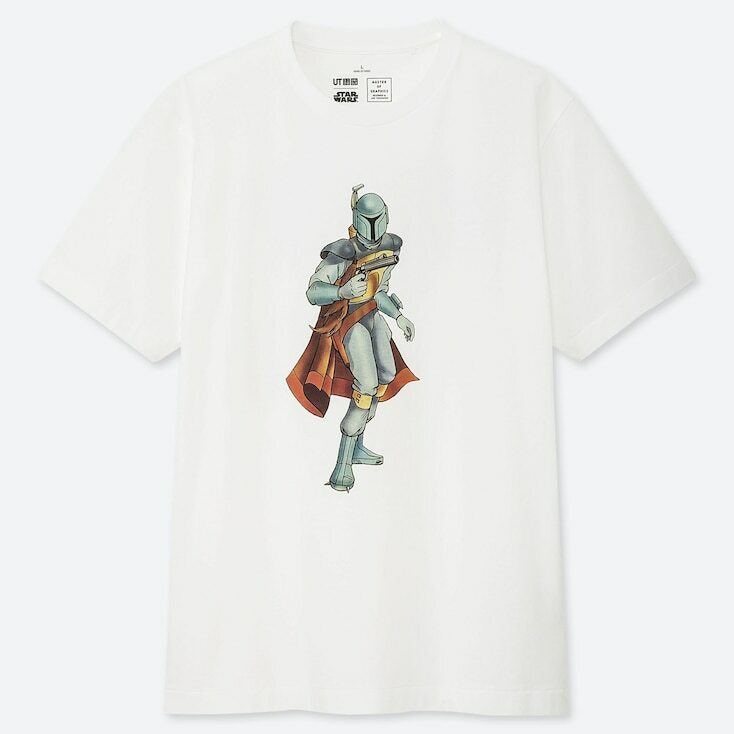 Uniqlo Men's Star Wars Jun Takahashi Boba Fett Mandalorian T-Shirt