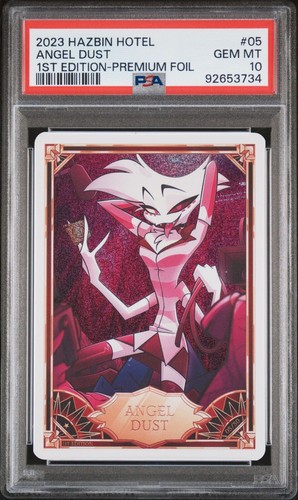 Hazbin Hotel Card - Angel Dust 05/50 Premium FOIL - 1st Edition - PSA 10