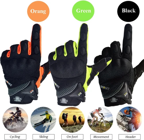 Motorradhandschuhe Sommer für Damen und Herren | Handschuhe für Motocross, Laufen, Schutz
