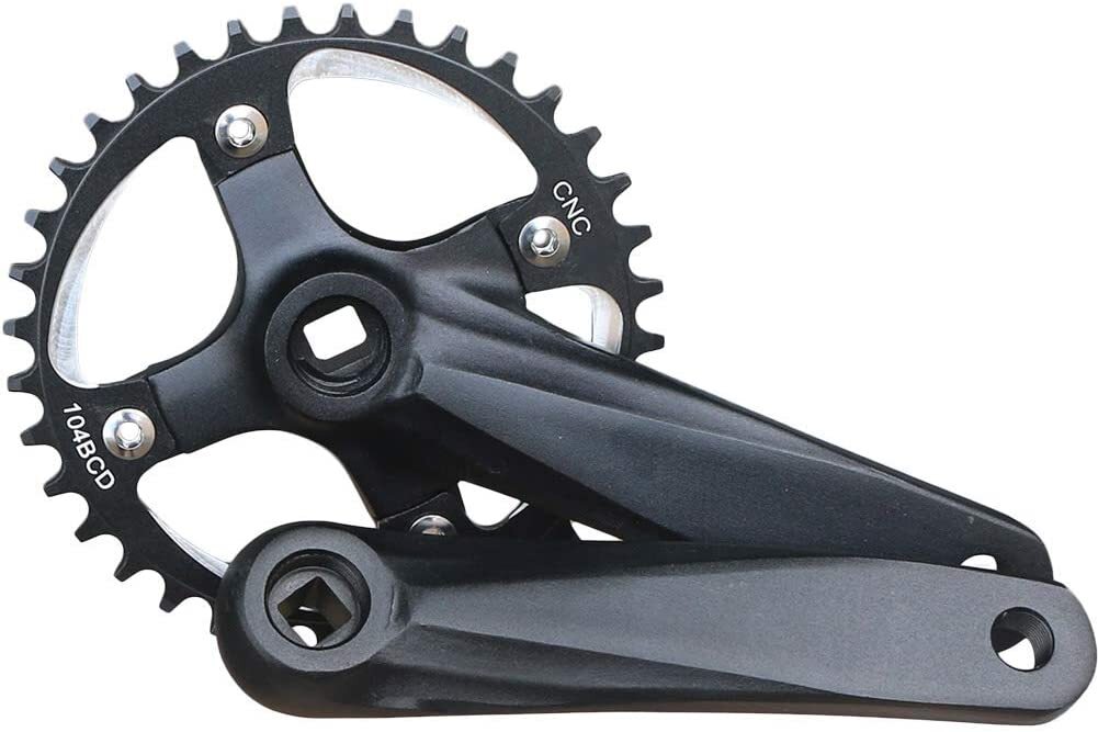 MTB Crank Arm Set 104 BCD Square Taper Mountain Bike Crankset