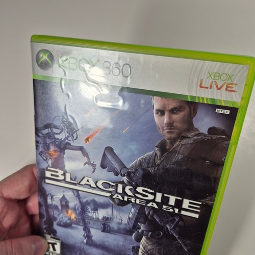 Blacksite Area 51 (Xbox 360, 2007) completo probado en caja original - Imagen 2 de 6