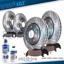 4wd Front Rear Drilled Rotors Brake Pads For 1995-2001 Ford Explorer Mountaineer