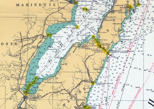 1930 Nautical Map of Lake Michigan - Picture 4 of 4
