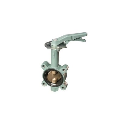 Kitz 6123EL Lug Style Butterfly Valve - Lever Handle - 5 in