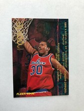 Nice Rookie 1996 RASHEED WALLACE  Fleer Basketball Card # 316 Made in USA. rookie card picture