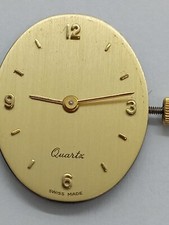 Vintage ETA 976.001 watch Movement 6 Jewels V8 Swiss Dial Hands Glass WORKING