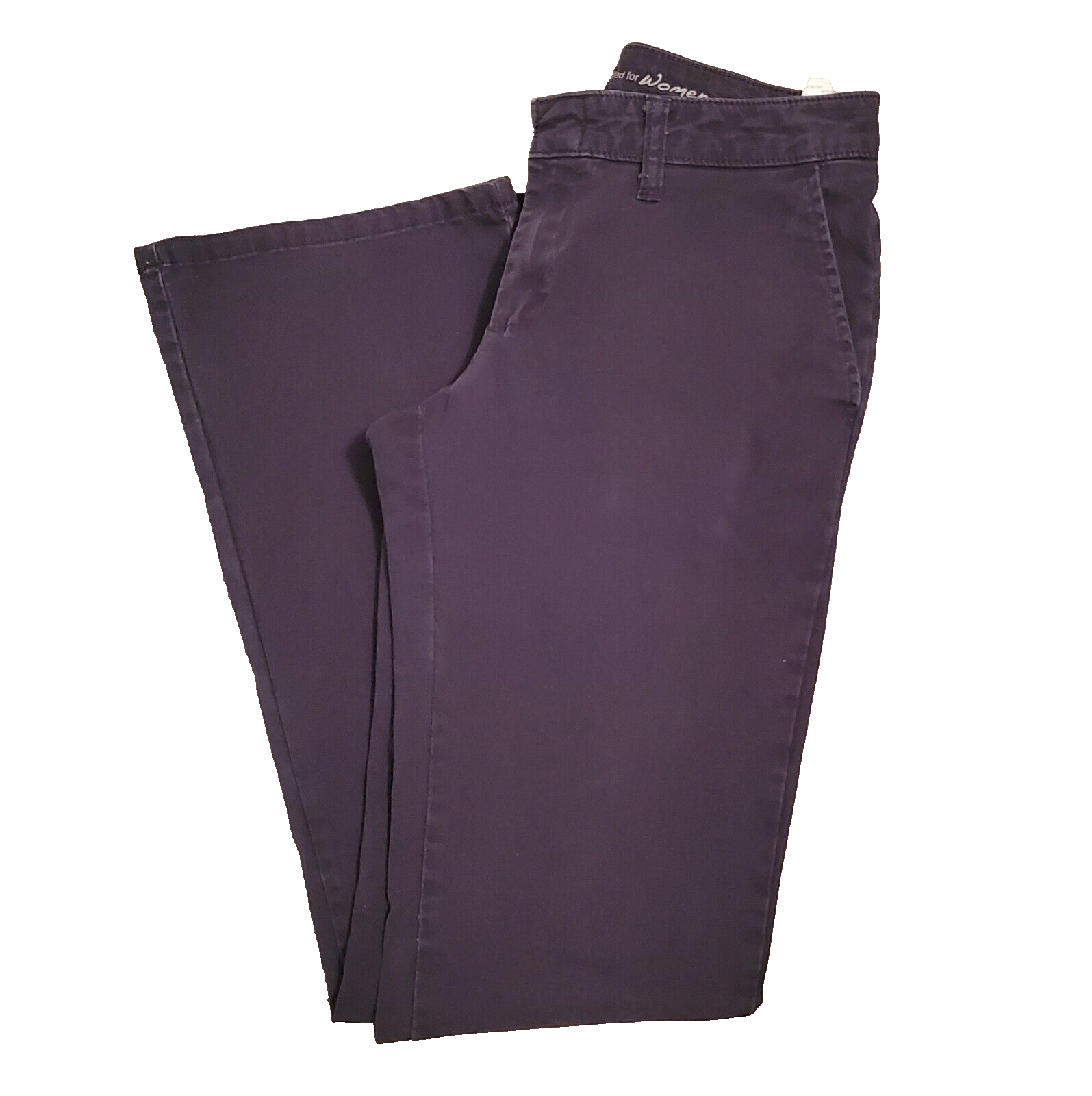 Women's Dickies Bootcut Pants Size 2 Regular Flex Slim Fit Pants Navy