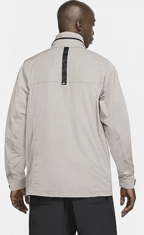 Sz L- Nike Sportswear Men's Premium Essentials Unlined Hooded M65 Jacket, Taupe. image 2