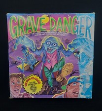 Vintage GRAVE DANGER Board Game 1995 Pressman...