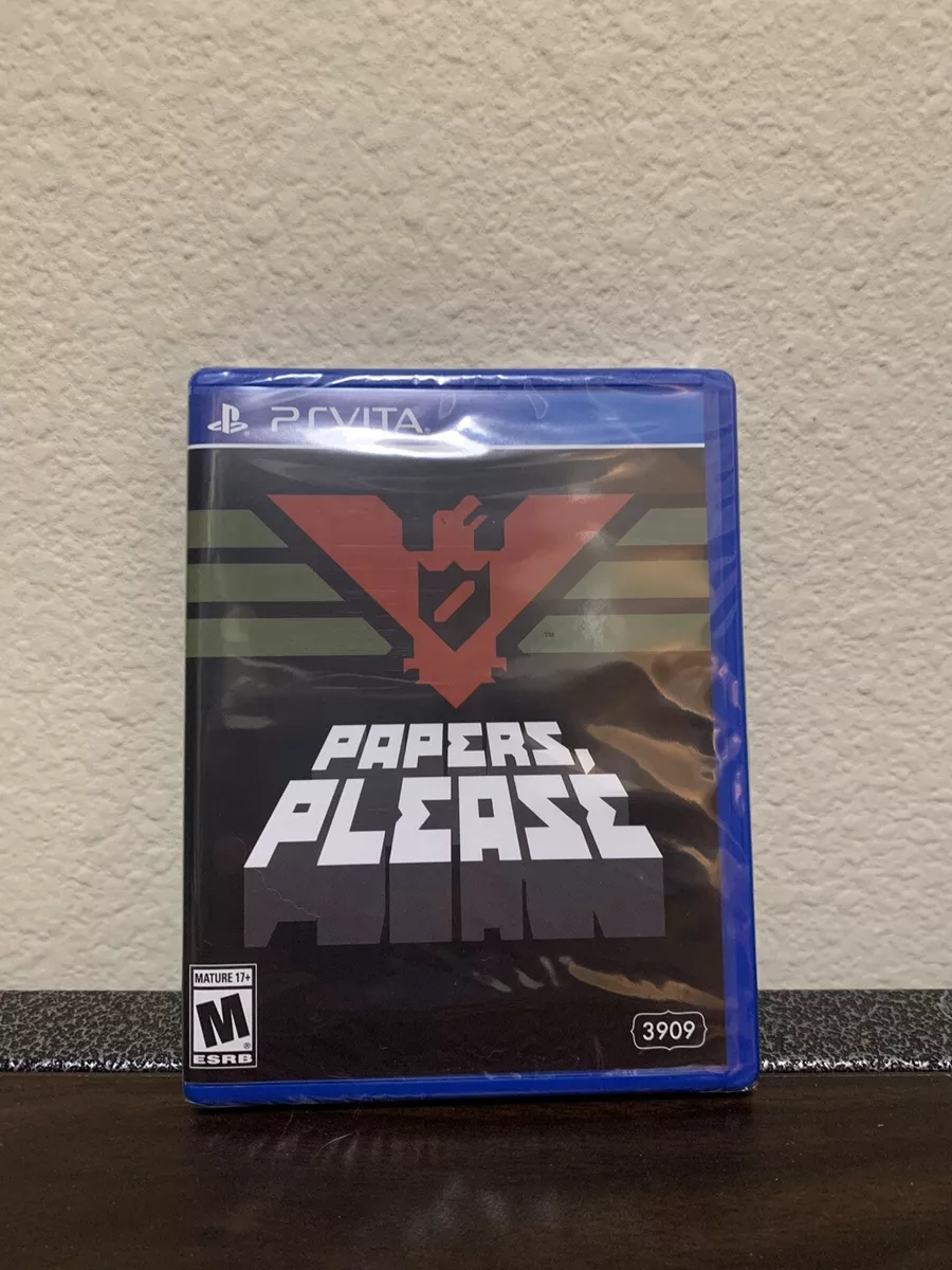 Papers Please, PS Vita, Brand New, Sealed; Limited Run Games #224 - mint