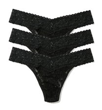 Hanky Panky 3-PACK Signature Lace Original Rise Thong 48113PK 