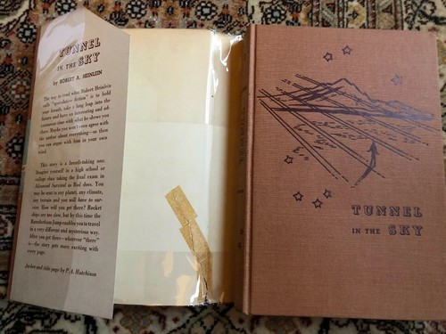First Edition 1955 Tunnel in the Sky Robert A Heinlein Hardcover w/Dustjacket - Bild 4 von 12