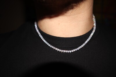 PREMIUM 3mm 18 Inch White Gold Diamond 