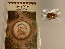 NEW  Dutch Touch FRIENDSHIP COLLECTION "PEACE" Cross Stitch CHART & FIGURE