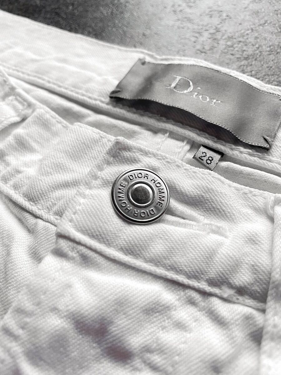 Dior Homme Hedi Slimane Jeans White, Size 28 | eBay Dior Homme Hedi Slimane Jeans White, Size 28 | eBay